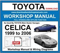 Toyota Celica Service Repair Workshop Manual pdf